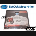 Ramka na tablicę rejestracyjną - DACAR Motorbike Czarna