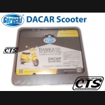 Ramka na tablicę rejestracyjną - DACAR Scooter Carbon