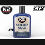 K2 COLOR MAX koloryzujący wosk nabłyszczający - Niebieski 200ml