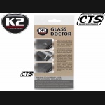 K2 GLASS DOCTOR zestaw do naprawy szyb i reflektorów samochodowych