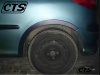 Nakładki na błotnik Peugeot 206 3D HB 1998-2012 (krótkie)