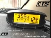 Zegar # stacja pogody # termometr wew. / zew. podświetlany / voltomierz