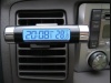 Zegar # termometr samochodowy wewnętrzny podświetlany 