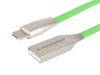 Kabel microUSB & iPhone Lighting 120cm zielony