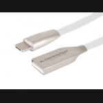 Kabel microUSB & iPhone Lighting 120cm biały