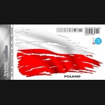 Naklejka AVISA - Flaga Polski 11x19,3 cm HD UV