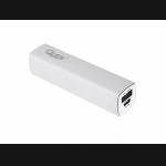 POWER BANK Quer 2200mAh z kablem micro USB biały