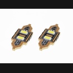 Żarówka rurkowa SV8.5 12V 31mm 2xSMD5730 LED Festoon biała AMIO (2szt.)