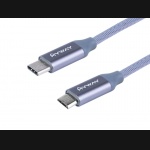 Kabel USB-C > micro USB 120cm mikrofibrowy MYWAY