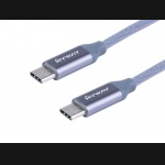 Kabel USB-C > USB-C v2.0 120cm mikrofibrowy MYWAY