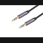 Kabel audio 300 cm tworzywo TPE  jack > jack (AUX 3.5mm)