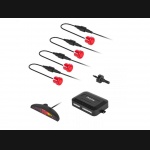 Czujnik cofania/parkowania z wyświetlaczem LED (czerwony) 4 sensory Peiying 