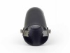 Końcówka tłumika zagięta skos 60mm BLACK