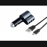 Ładowarka MYWAY 12/24V 3xUSB MAX 5.1A AUTO-ID + kabel micro USB
