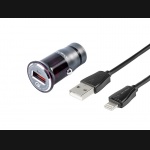 Ładowarka MYWAY 12/24V QC3.0 1xUSB + kabel USB > LIGHTING