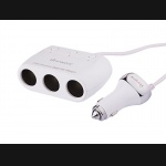 Ładowarka / rozdzielacz MYWAY 12/24V 2xUSB QC3.0+ 2xUSB 3.6A + 3 gniazda zapalniczki