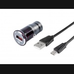 Ładowarka MYWAY 12/24V QC3.0 1xUSB + kabel USB > UCB-C