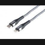 Kabel USB-C > LIGHTING 200cm mikfofibrowy MYWAY