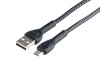 Kabel USB > micro USB 200cm mikfofibrowy z podświetleniem MYWAY