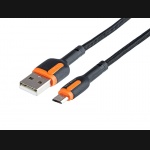 Kabel USB > micro USB 100cm mikfofibrowy MYWAY