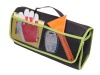 Organizer / Torba do bagażnika duża kolor czarny / zielona lamówka (filcowa)