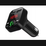 Transmiter FM BLUETOOTH 2xUSB 2.1A + 1.0A