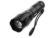 Latarka 2w1 CREE XPE z UV i ZOOM (akumulator / ładowarka)