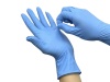 Rękawice nitrylowe 100szt. L - niebieskie