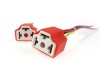 Złącze elektryczne / gniazdo do żarówki H4 proste (ceramiczne) 2szt.