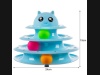 Zabawka dla kota wieża z piłkami Purlov