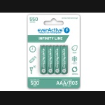 Akumulatorki R03 AAA EverActive 550mAh 4szt. Infinity Line