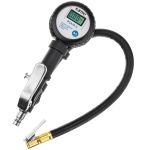 Pistolet do pompowania kół, opon z elektronicznym manometrem