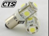 Żarówka BA9S / T4W 5 SMD5050 LED biała (1szt.)
