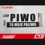 Naklejka AVISA - Piwo to moje paliwo