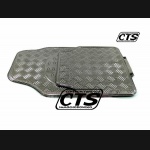 Dywaniki aluminiowe carbon (4szt.)
