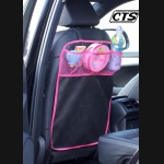 Organizer / ochraniacz na fotel samochodu - różowy