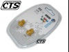 Żarówka R5 / T5 12V 1 LED w oprawce żółta (2szt)