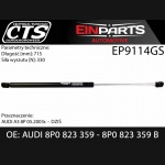 Siłownik maski AUDI A3 8P 05/03–