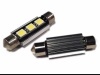 Żarówka rurkowa SV8.5 12V 42mm 3LED SMD5050 biała 2szt