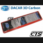 Ramka na tablicę rejestracyjną - DACAR 3D Carbon Red