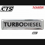 Naklejka AVISA - EMBLEMAT ALU - TURBO DIESEL