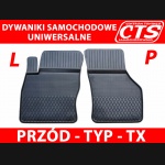 Dywanik samochodowy gumowy - TYP TX - prawy