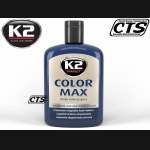 K2 COLOR MAX koloryzujący wosk nabłyszczający - Granatowy 200ml