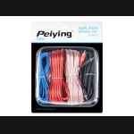 Zestaw kabli do montażu wzmacniaczy / car audio Peiying ZLA0412