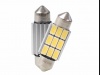 Żarówka rurkowa SV8.5 12V 36mm 9xSMD5630 LED CANBUS biała M-TECH PLATINUM (2szt.)