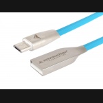 Kabel microUSB 120cm niebieski