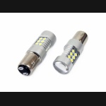 Żarówka BAY15D 12V/24V 24x3030 SMD LED CANBUS biała AMIO (2szt.)