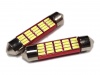 Żarówka rurkowa SV8.5 12V/24V 41mm 20xSMD4014 LED Festoon CANBUS biała AMIO (2szt.)