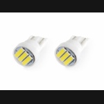 Żarówka W5W T10 12V 3xLED SMD7020 biała AMIO (2szt.)