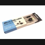 Kabel microUSB 100cm czarny